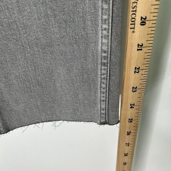 NEW Gap Vintage Slim Sky High Rise Jeans Womens Size 31 Short Gray - Picture 6 of 12
